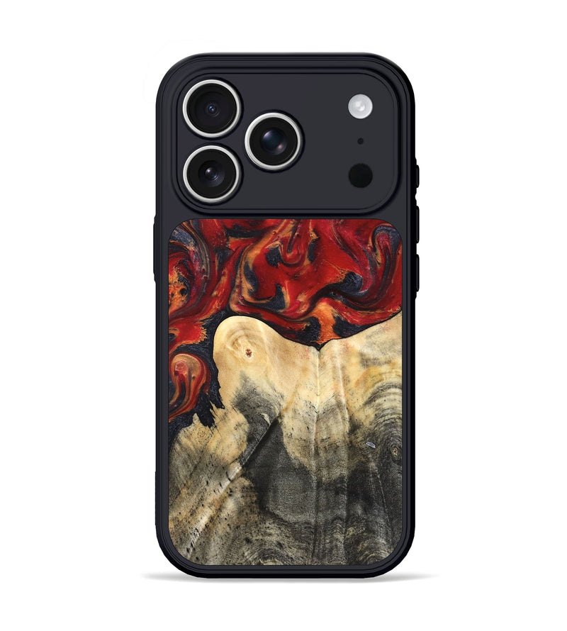 iPhone 17 Pro Wood Phone Case - Bishop (Red, 820500)