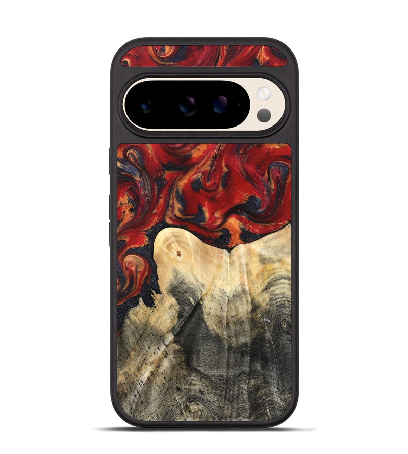 Pixel 10 Wood Phone Case - Bishop (Red, 820500)