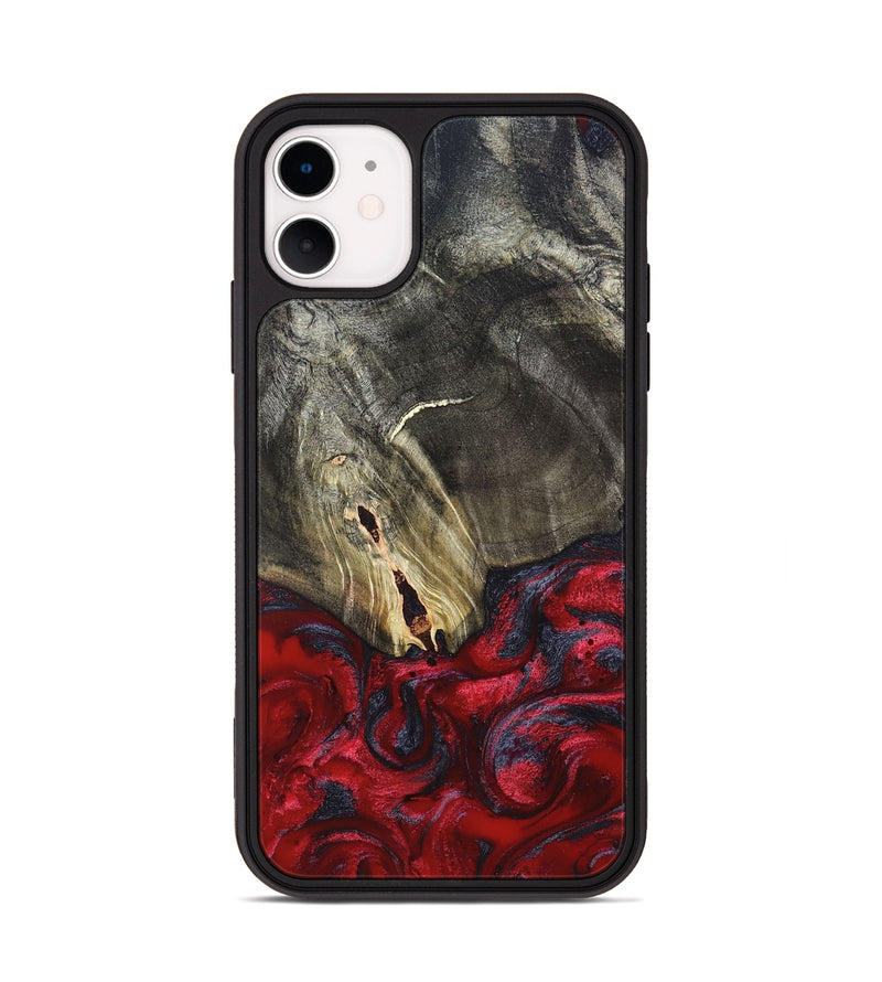 iPhone 11 Wood Phone Case - Jakob (Red, 820501)