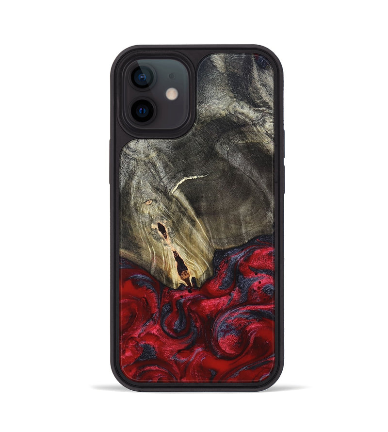 iPhone 12 Wood Phone Case - Jakob (Red, 820501)