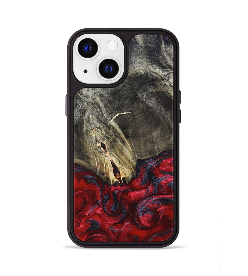 iPhone 13 Wood Phone Case - Jakob (Red, 820501)