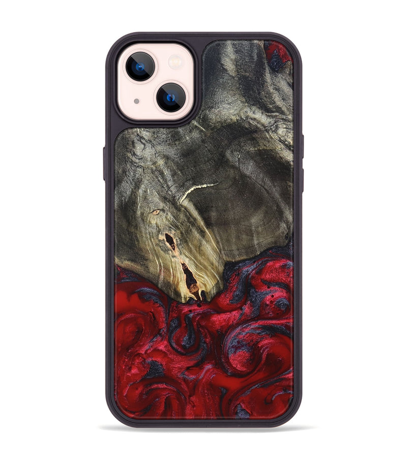iPhone 14 Plus Wood Phone Case - Jakob (Red, 820501)