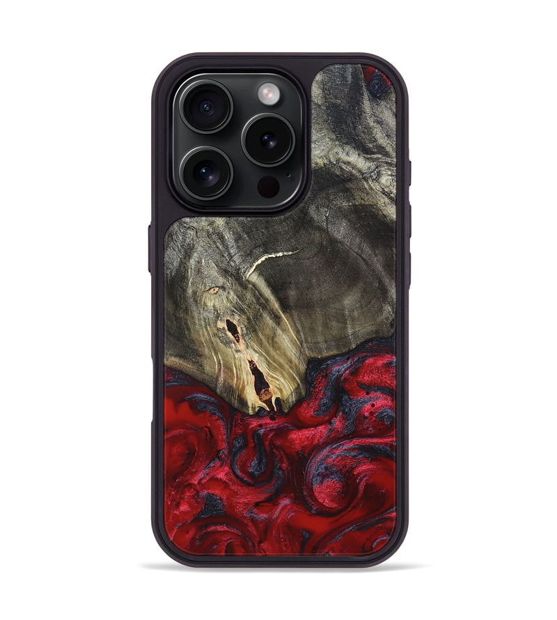 iPhone 16 Pro Wood Phone Case - Jakob (Red, 820501)