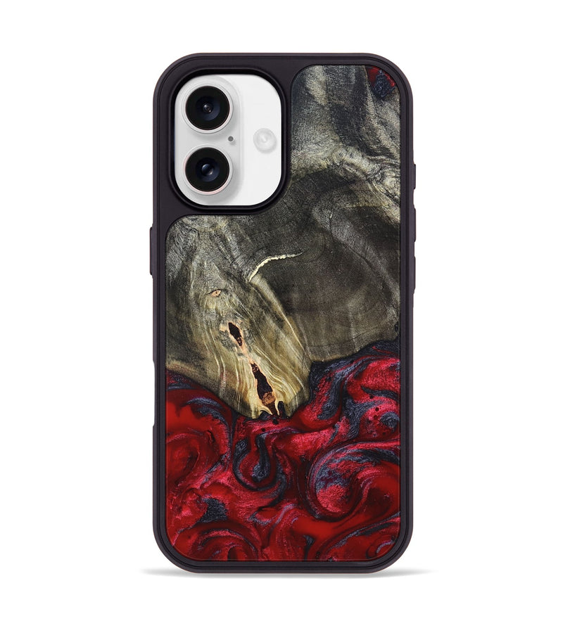 iPhone 17 Wood Phone Case - Jakob (Red, 820501)