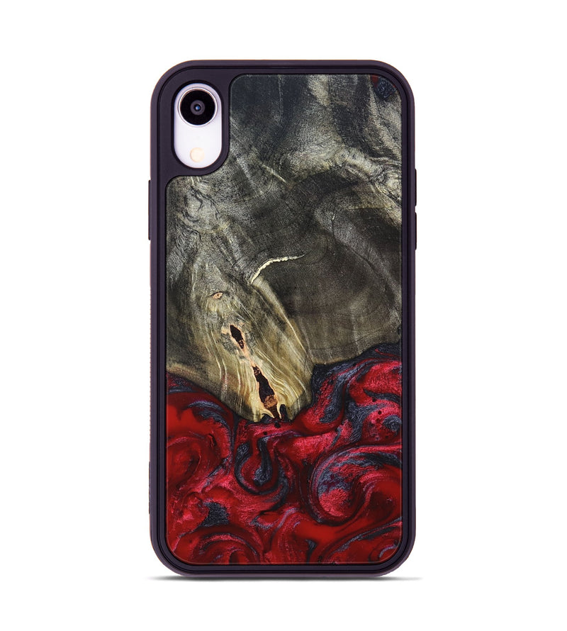 iPhone Xr Wood Phone Case - Jakob (Red, 820501)