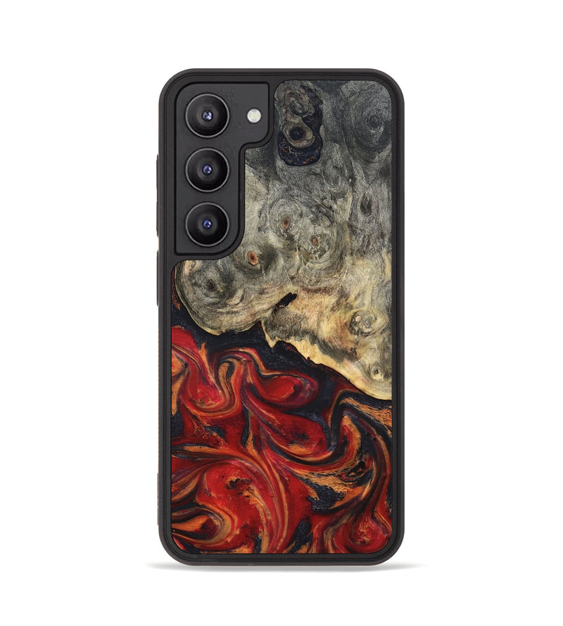 Galaxy S23 Wood Phone Case - Urban (Red, 820502)