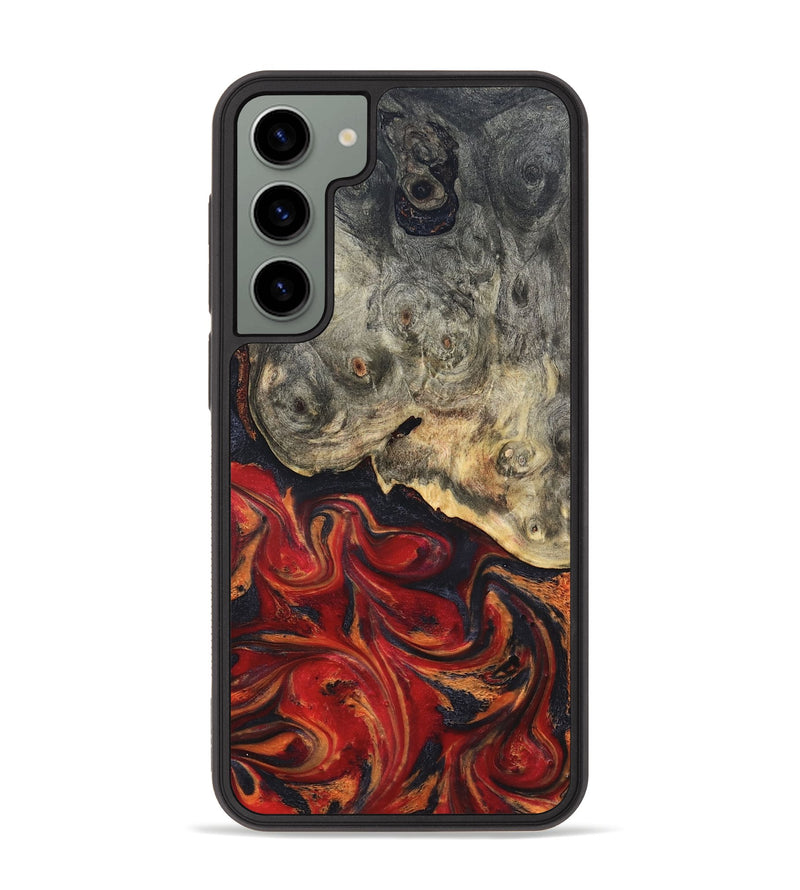 Galaxy S23 Plus Wood Phone Case - Urban (Red, 820502)