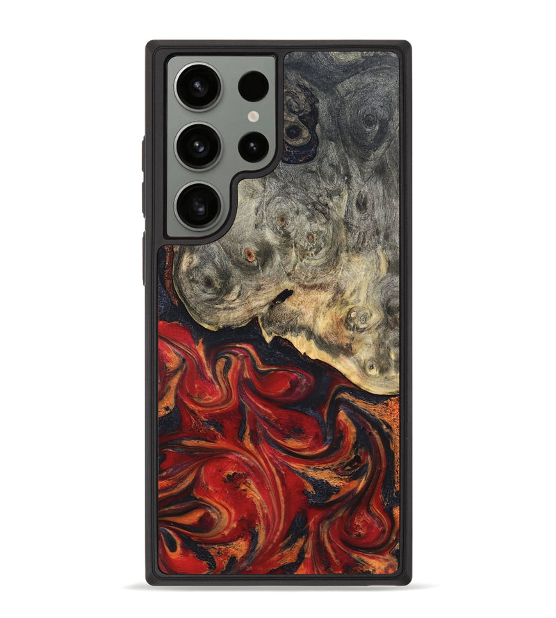 Galaxy S23 Ultra Wood Phone Case - Urban (Red, 820502)