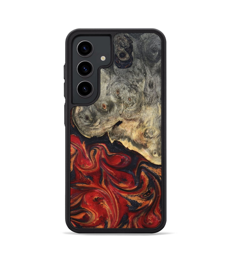 Galaxy S24 Wood Phone Case - Urban (Red, 820502)