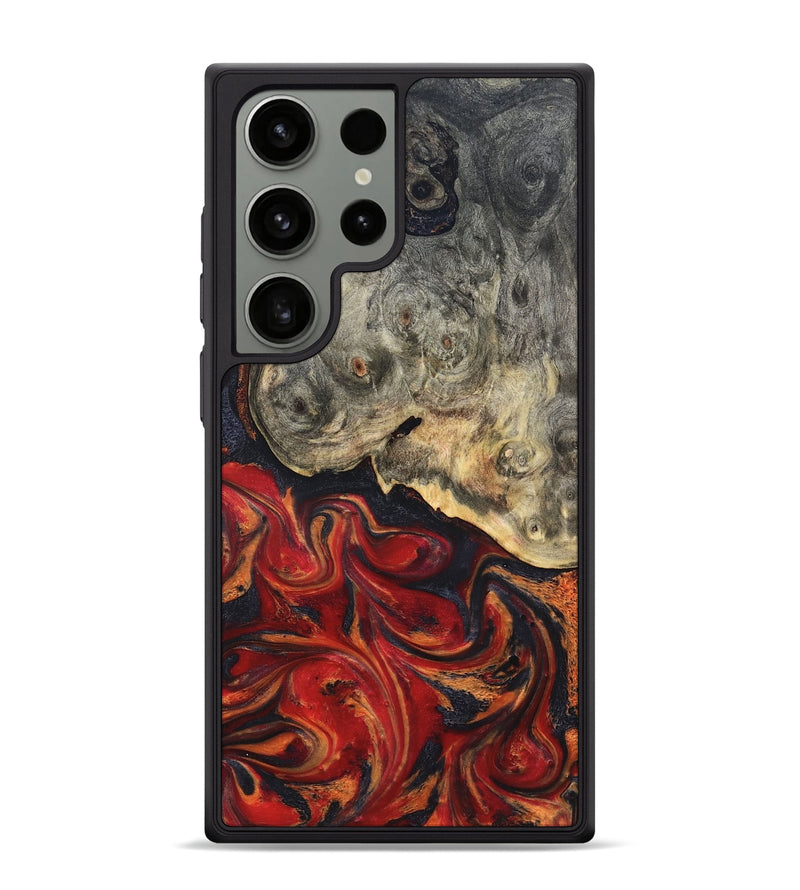 Galaxy S24 Ultra Wood Phone Case - Urban (Red, 820502)