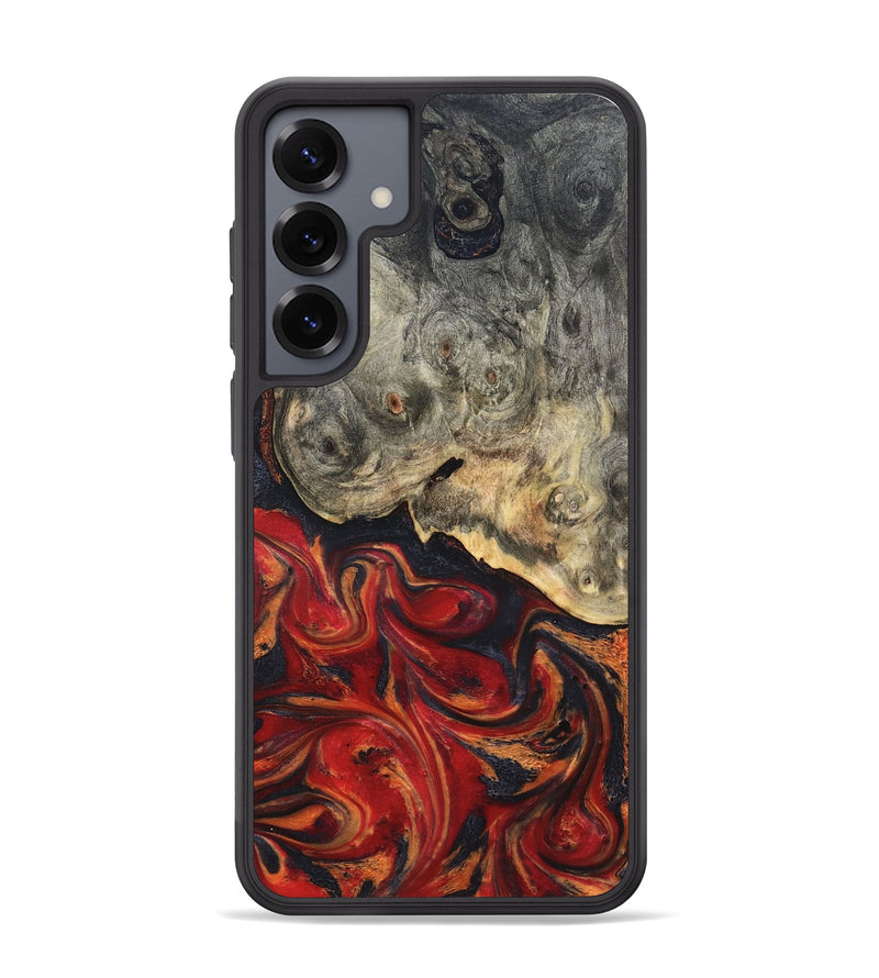 Galaxy S25 Plus Wood Phone Case - Urban (Red, 820502)