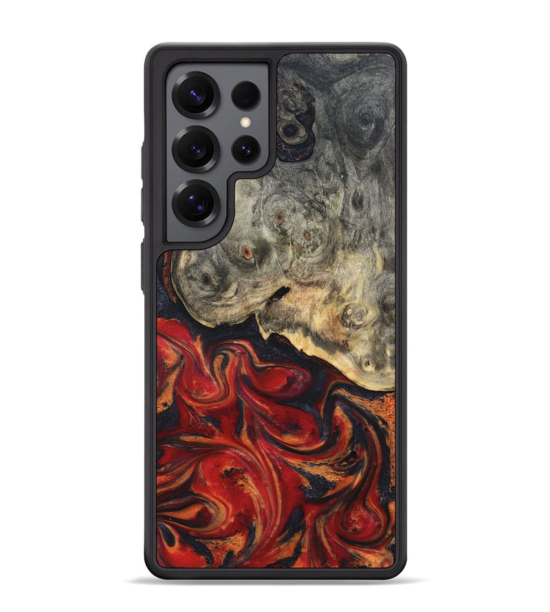 Galaxy S25 Ultra Wood Phone Case - Urban (Red, 820502)