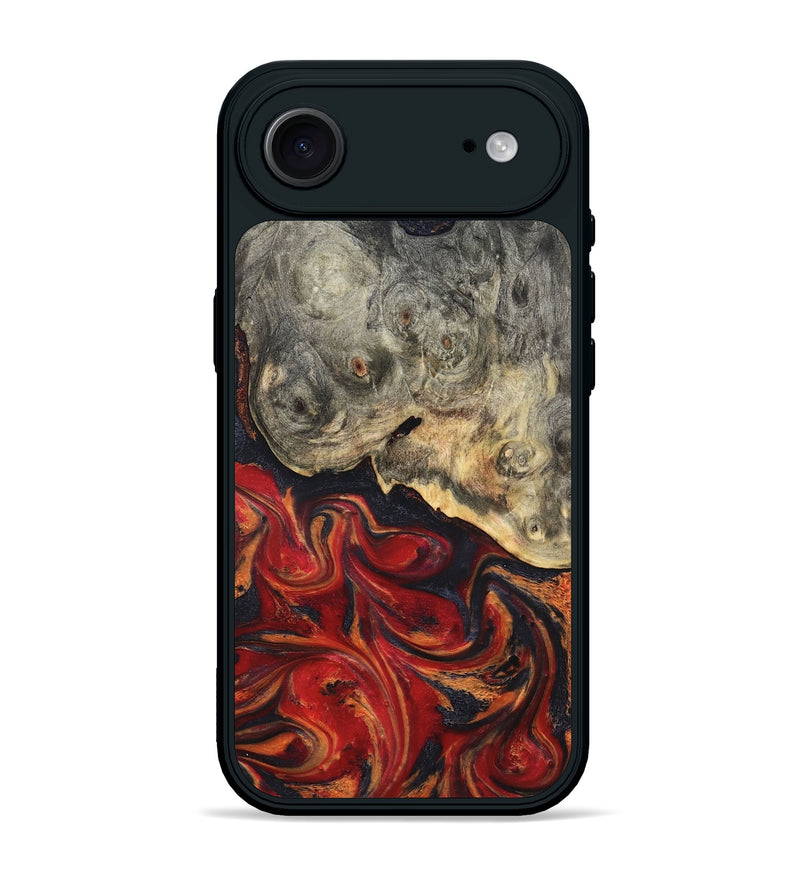 iPhone 17 Air Wood Phone Case - Urban (Red, 820502)