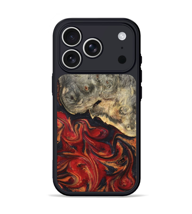 iPhone 17 Pro Wood Phone Case - Urban (Red, 820502)