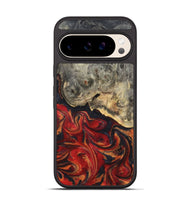 Pixel 10 Wood Phone Case - Urban (Red, 820502)