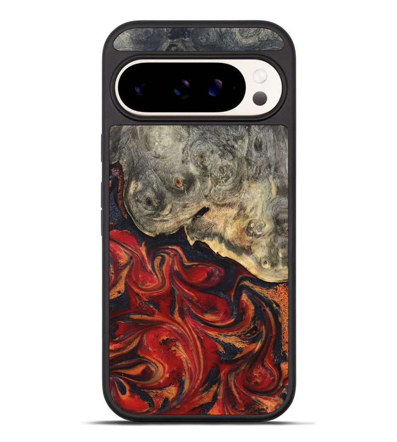 Pixel 9 Pro XL Wood Phone Case - Urban (Red, 820502)