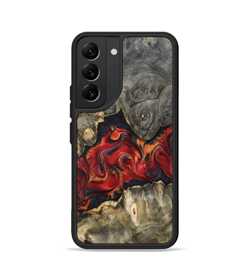Galaxy S22 Wood Phone Case - Juliet (Red, 820503)
