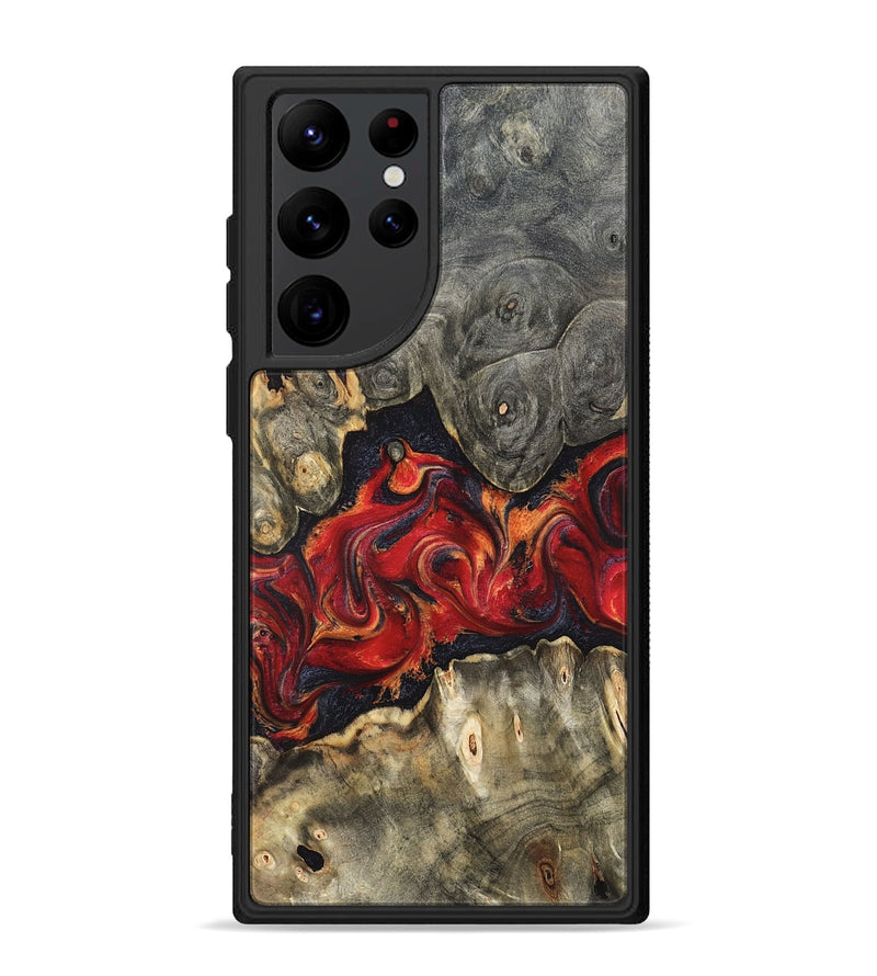 Galaxy S22 Ultra Wood Phone Case - Juliet (Red, 820503)