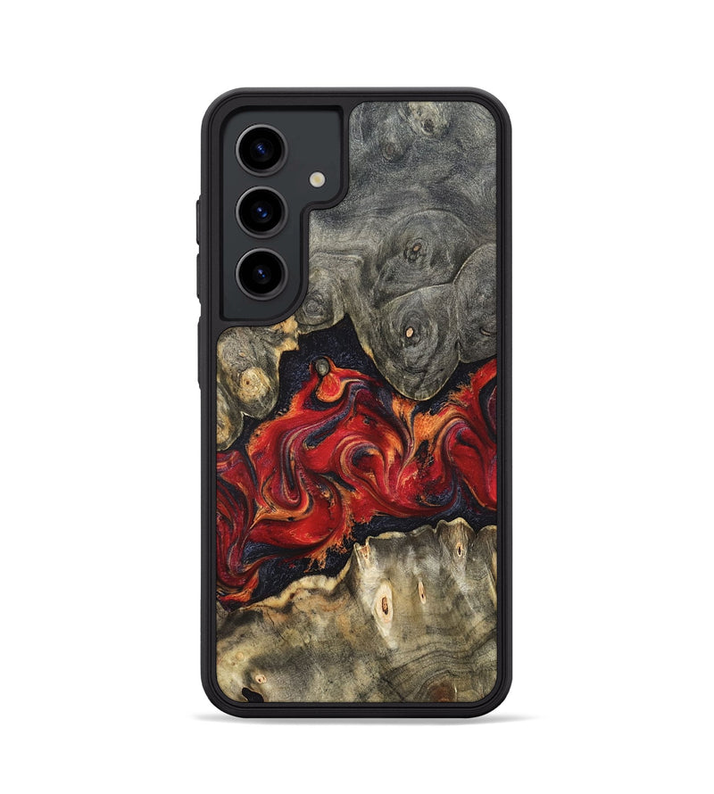 Galaxy S24 Wood Phone Case - Juliet (Red, 820503)