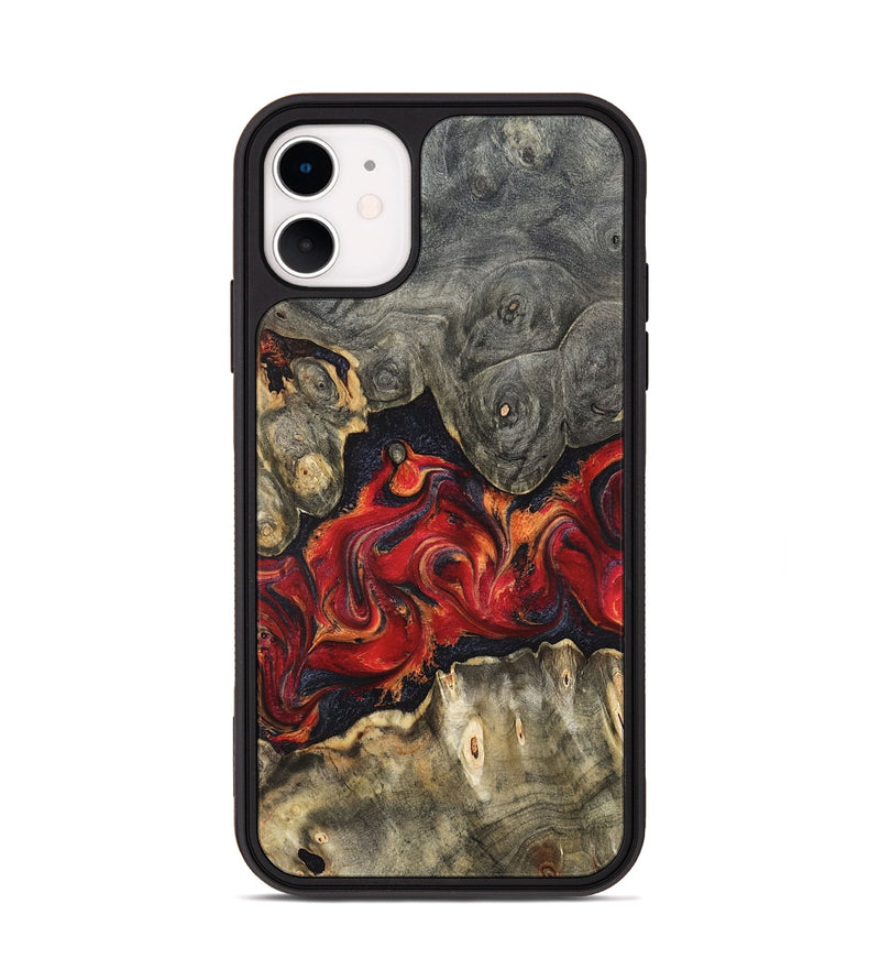 iPhone 11 Wood Phone Case - Juliet (Red, 820503)