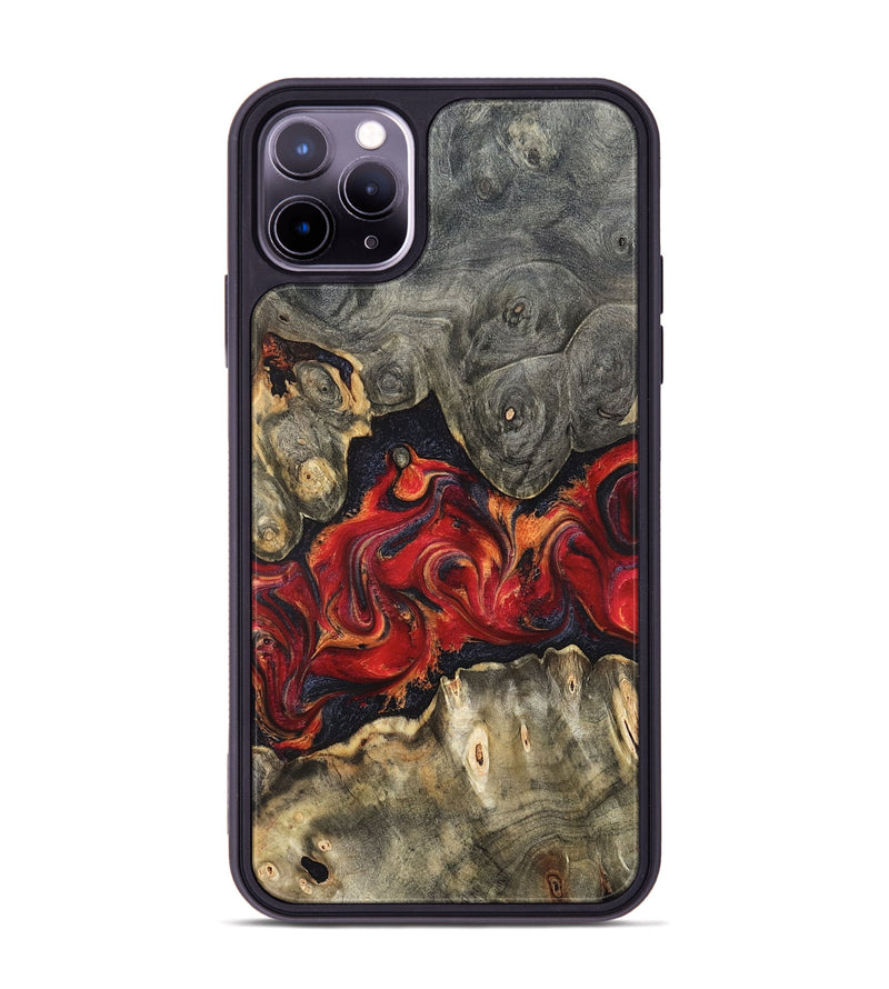 iPhone 11 Pro Max Wood Phone Case - Juliet (Red, 820503)