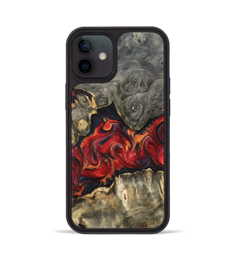 iPhone 12 Wood Phone Case - Juliet (Red, 820503)