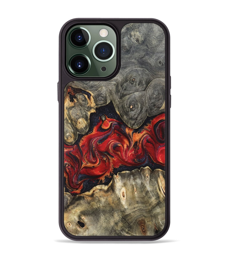 iPhone 13 Pro Max Wood Phone Case - Juliet (Red, 820503)