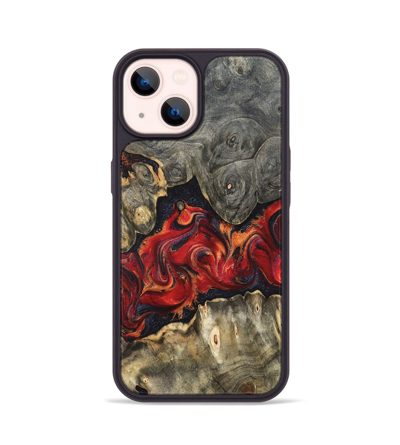 iPhone 14 Wood Phone Case - Juliet (Red, 820503)
