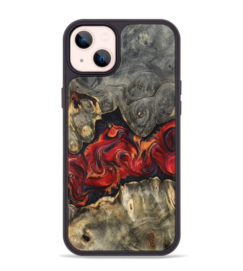 iPhone 14 Plus Wood Phone Case - Juliet (Red, 820503)