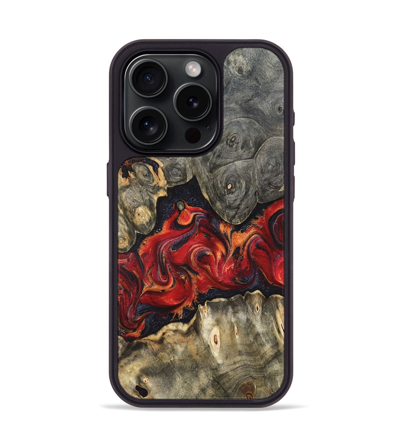 iPhone 15 Pro Wood Phone Case - Juliet (Red, 820503)