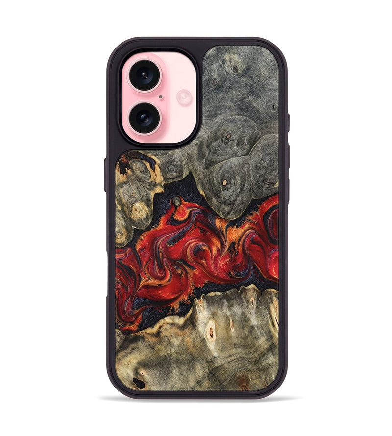 iPhone 16 Wood Phone Case - Juliet (Red, 820503)