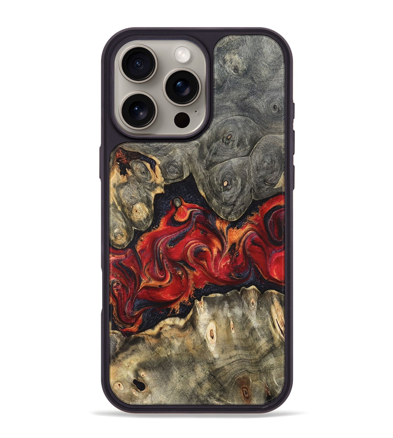 iPhone 16 Pro Max Wood Phone Case - Juliet (Red, 820503)