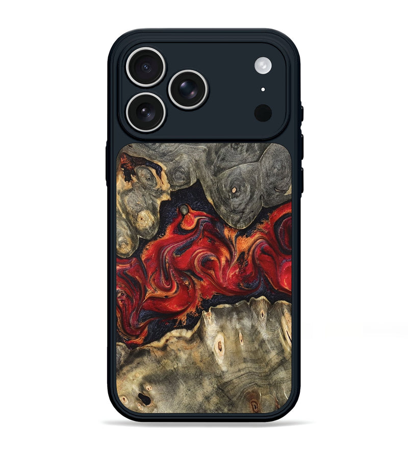 iPhone 17 Pro Max Wood Phone Case - Juliet (Red, 820503)
