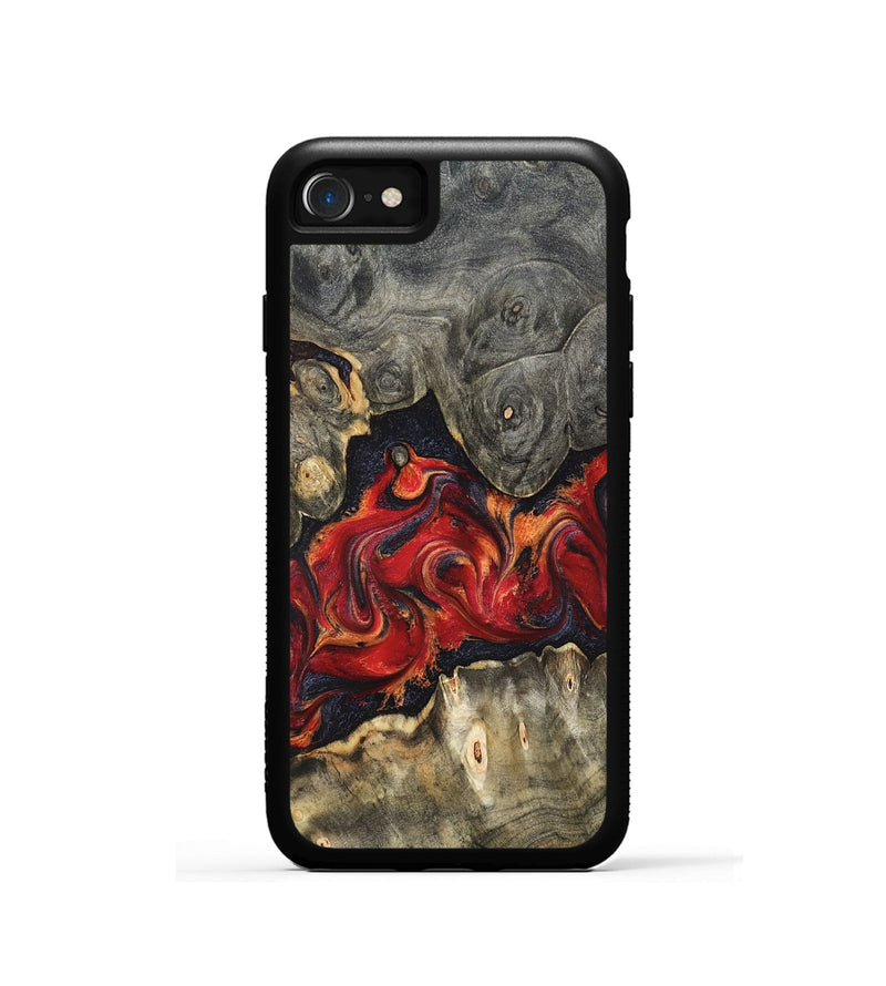 iPhone SE Wood Phone Case - Juliet (Red, 820503)