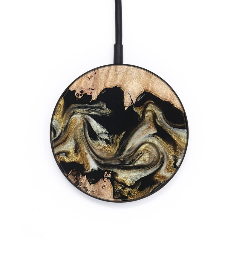 Circle Wood Wireless Charger - Ludwig (Black & White, 820504)