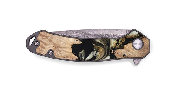 EDC Wood Pocket Knife - Ludwig (Black & White, 820504)