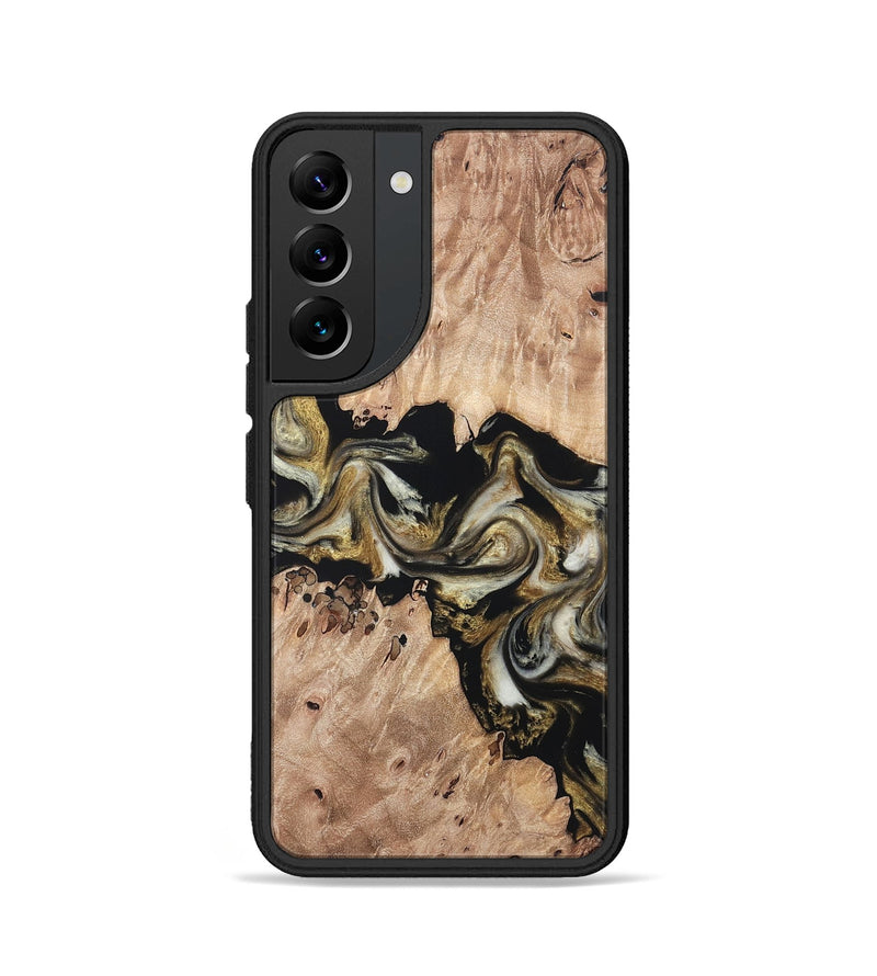 Galaxy S22 Wood Phone Case - Ludwig (Black & White, 820504)