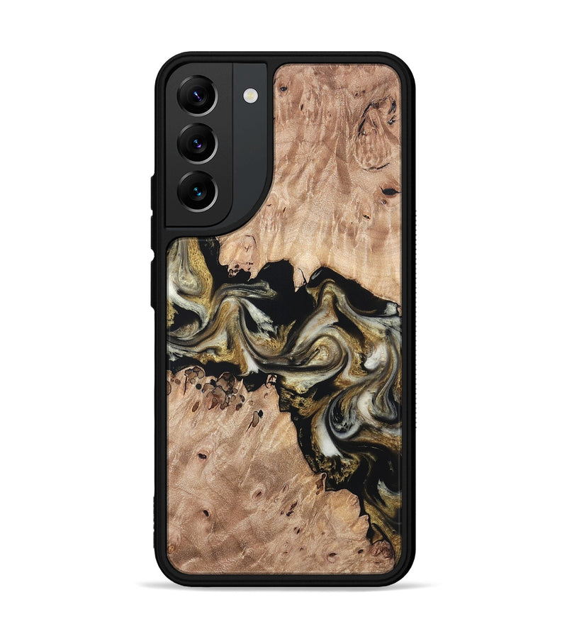 Galaxy S22 Plus Wood Phone Case - Ludwig (Black & White, 820504)
