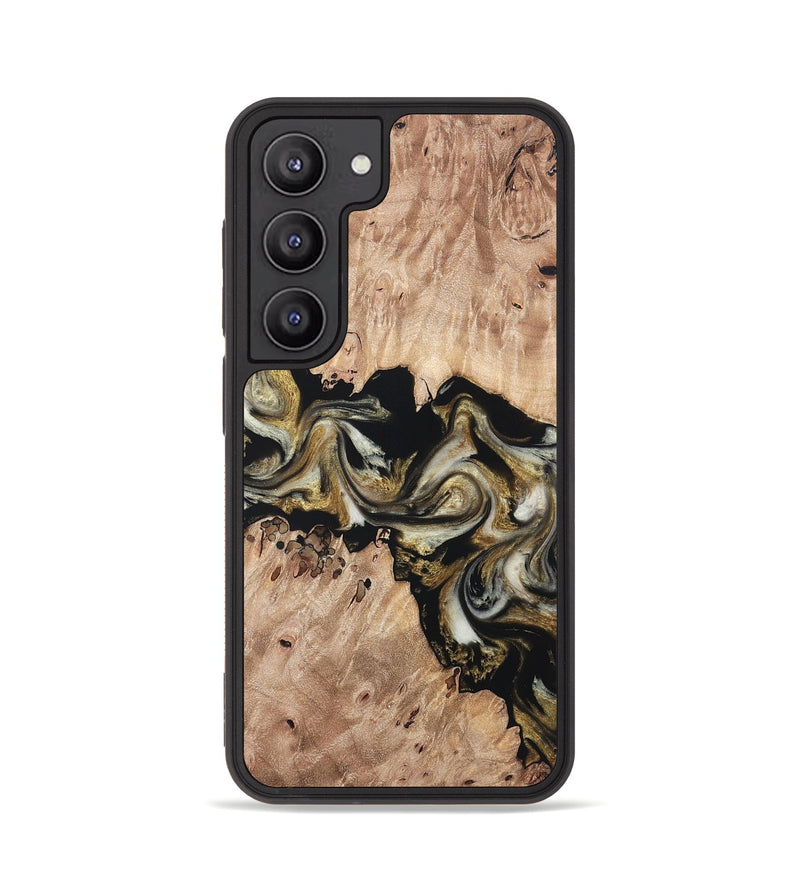 Galaxy S23 Wood Phone Case - Ludwig (Black & White, 820504)