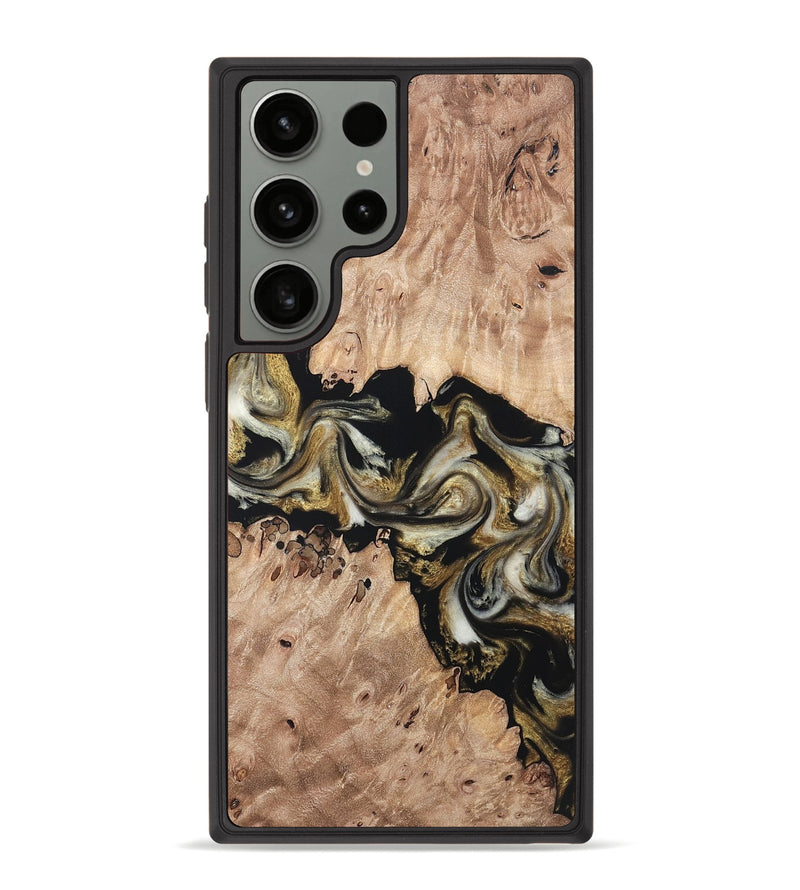 Galaxy S23 Ultra Wood Phone Case - Ludwig (Black & White, 820504)