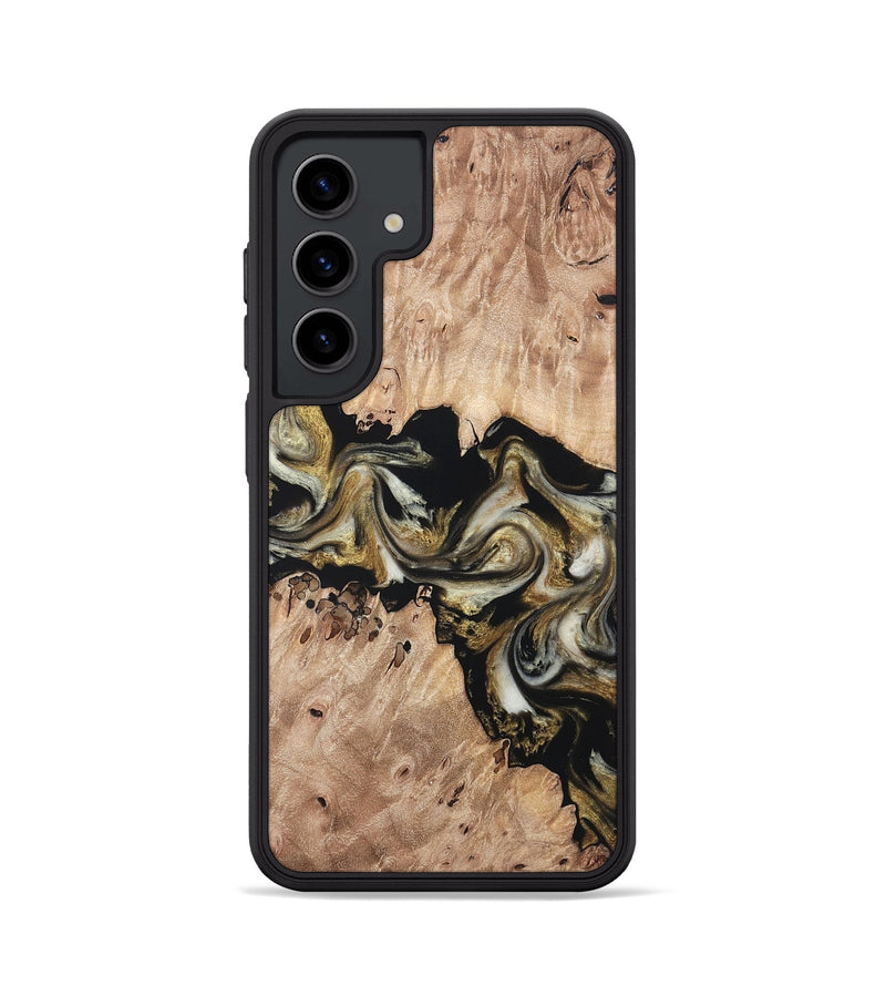 Galaxy S24 Wood Phone Case - Ludwig (Black & White, 820504)