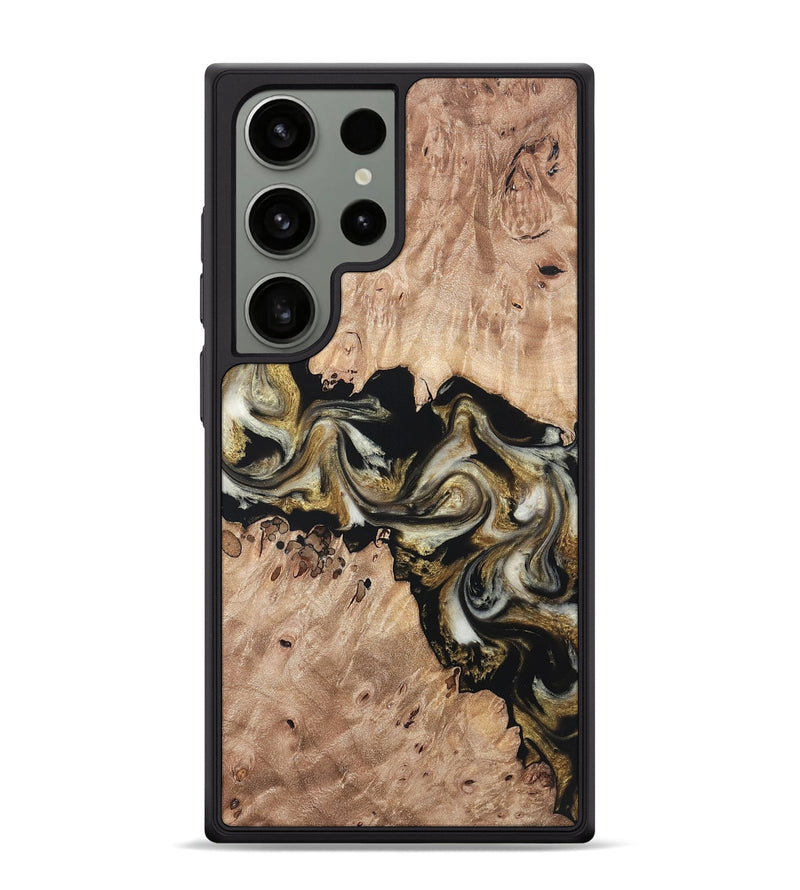 Galaxy S24 Ultra Wood Phone Case - Ludwig (Black & White, 820504)