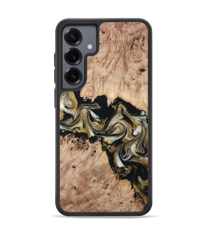 Galaxy S25 Plus Wood Phone Case - Ludwig (Black & White, 820504)