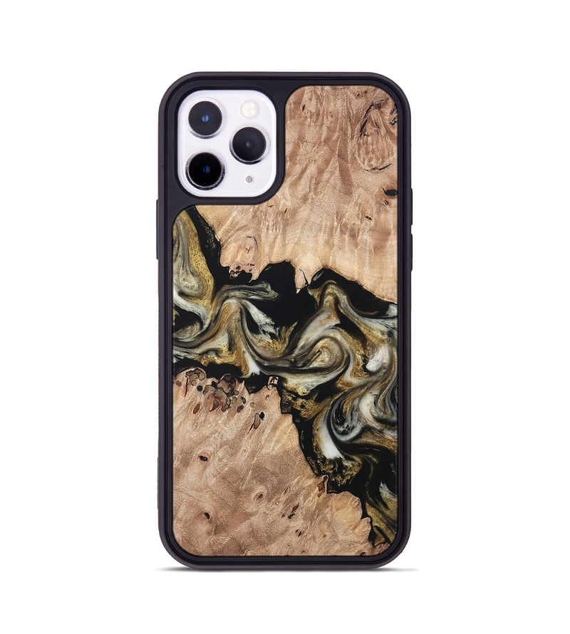 iPhone 11 Pro Wood Phone Case - Ludwig (Black & White, 820504)