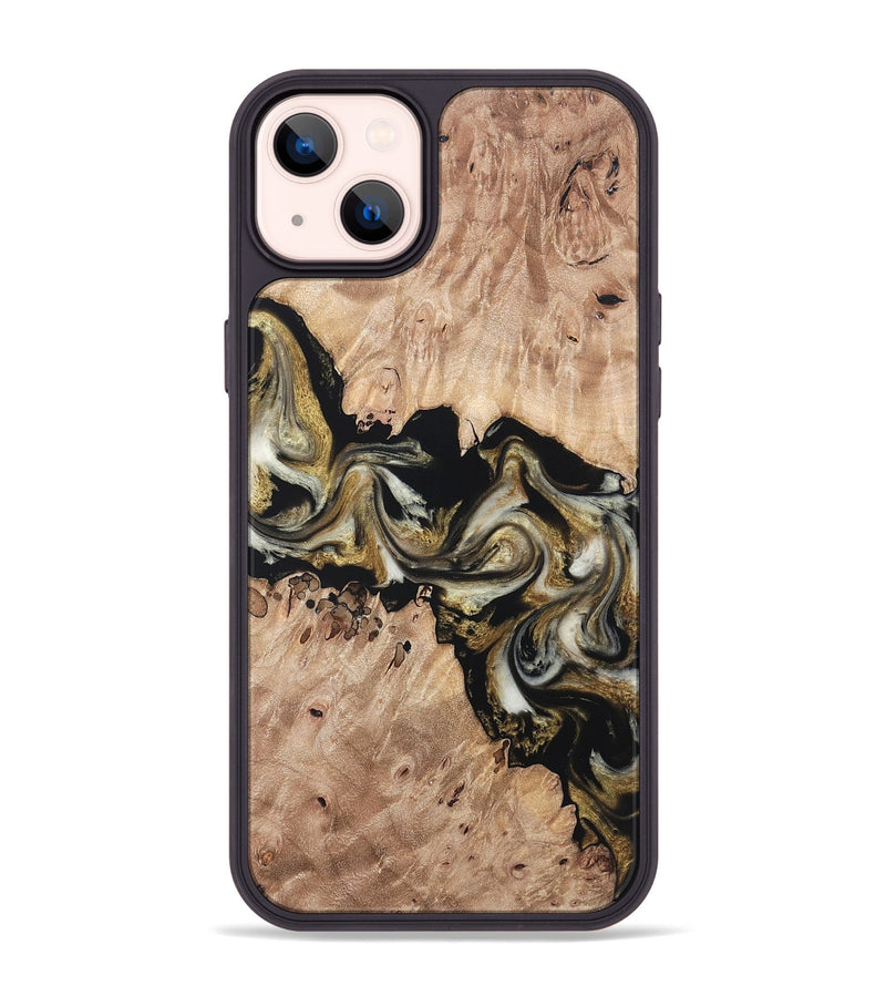 iPhone 14 Plus Wood Phone Case - Ludwig (Black & White, 820504)