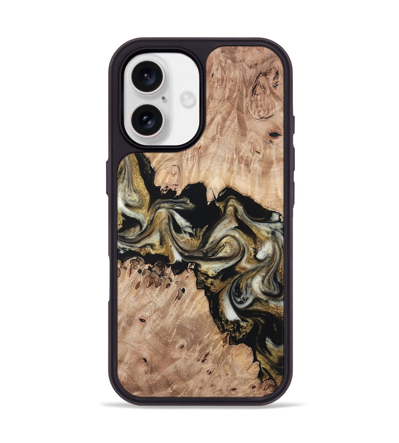 iPhone 17 Wood Phone Case - Ludwig (Black & White, 820504)