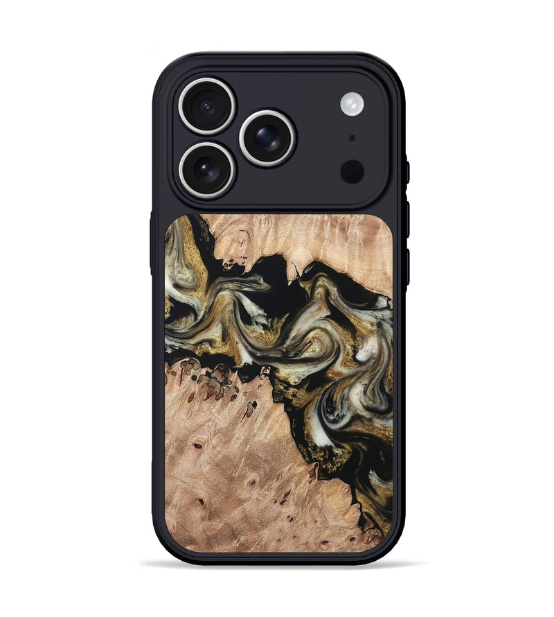 iPhone 17 Pro Wood Phone Case - Ludwig (Black & White, 820504)