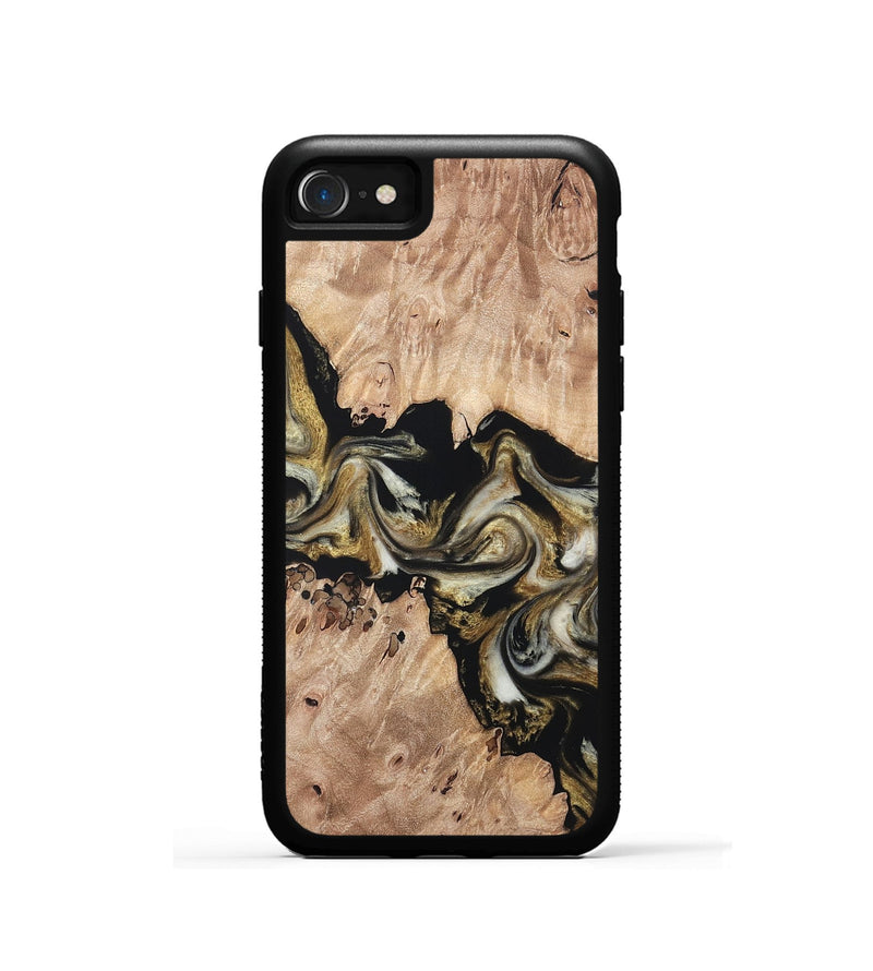 iPhone SE Wood Phone Case - Ludwig (Black & White, 820504)