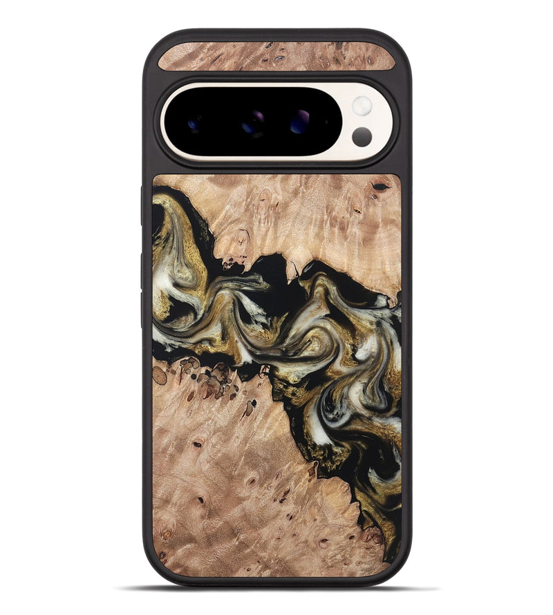 Pixel 10 Pro XL Wood Phone Case - Ludwig (Black & White, 820504)