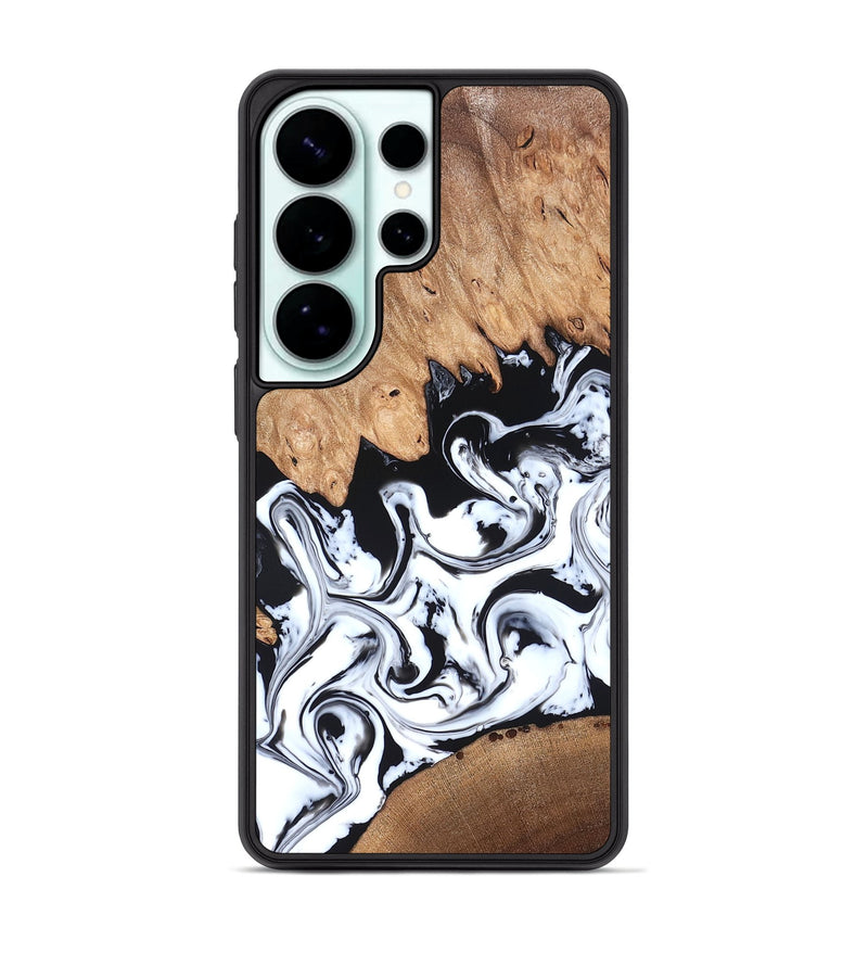 Galaxy S26 Ultra Wood Phone Case - Anya (Black & White, 820505)